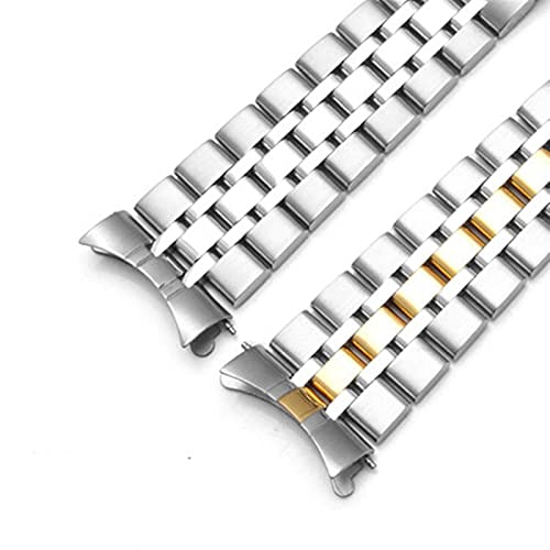 Watch Strap Quick Release Solid Stainless Steel Silver Gold Replacement Accessory 19 MmStrap4