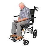 video playmobil fauteuil roulant Grande capacité de charge et confort : ce fauteuil roulant pliable offre une capacité de charge exceptionnelle allant jusqu'à 100 kg. Le siège doux et spacieux et le dossier de soutien, ainsi que deux ressorts amortissant les chocs, assurent une expérience d'assise agréable et stable sur toutes les surfaces.
