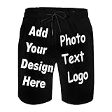通用 Personalisierte Badehose Bedrucken Sie Ihr eigenes Logo, Bild, Design, Text, individuelle Sommer-Surf-Board-Shorts, schnell trocknend, personalisierte Strand-Shorts mit Mesh-Futter