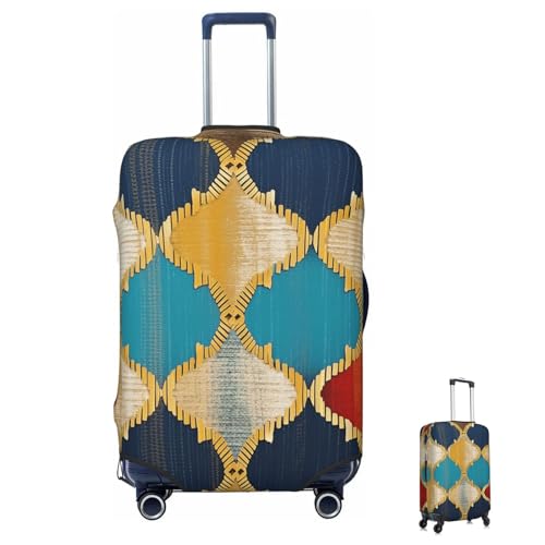 Luggage Cover Washable Elastic Suitcase Covers stripe stitching Travel Baggage Cover Fashion Anti-scratch Suitcase Protector Decoraitve Covers Fits 18-32 Inch Luggages Large