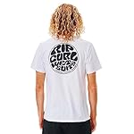 Rip Curl Mens Icons Tee Shirt, Logo Graphic Cotton Jersey T-Shirt for Men - Image 2