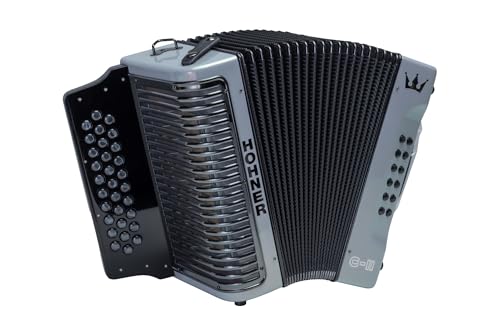 Hohner Corona C-II FBBEB Accordion Silver Rainbow (SVRB)