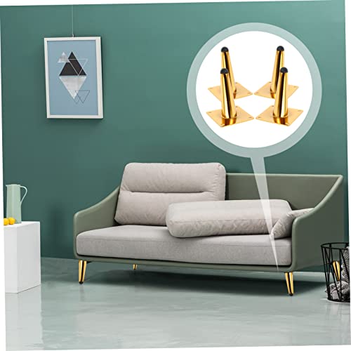 Patas de sofá oro de diseño estilizado y alta resistencia para proyectos de bricolaje 8