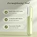 BNU Dermaplane Razor for Women, Face Razor for Women with 10 Replaceable Blades - Face Exfoliation Razor - Body Peach Fuzz Removal - Eyebrow Shaper - Sonic Edge Technology Dermaplaning Tool - Green