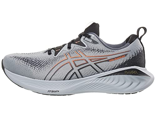 ASICS Men's Gel-Cumulus 25 Running Shoes, 10, Sheet Rock/Sun Peach