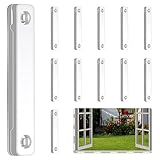 Clips Magnéticos Mosquiteras, Diealles Shine 12 Piezas Imanes Autoadhesivos para Mosquiteras de Ventanas, No Requiere Perforación, Clips Magneticos Mosquitera para Rejillas de Ventana Fijado