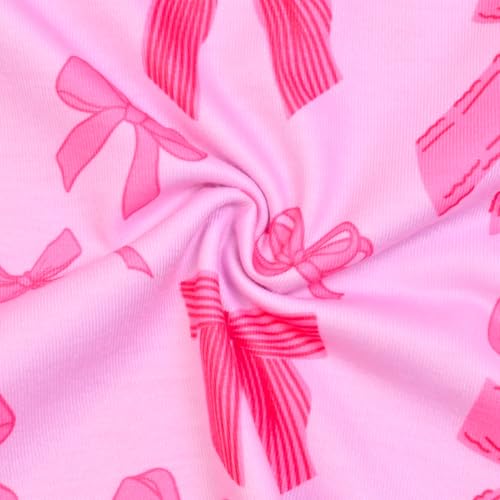 Image of Mirawise Girls 3 Pc Pajamas Sleepwear Cotton Pjs Clothes Set 4-13 Years