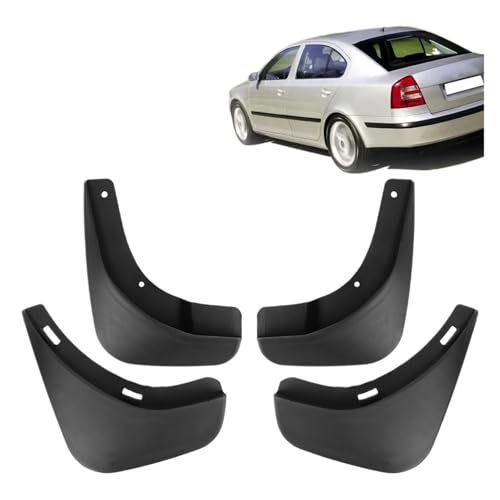 4個 スプラッシュガード マッドガード カーアクセサリー マッドフラップ SKODA OCTAVIA A5 2005-2013 フロントリアフェンダーに適合