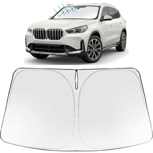 Image of Proadsy Windshield Sun Shade for BMW X1 2023-2026 Foldable Front Sunshade Protector Sun Visor Blocks UV Rays Keep Car Cooler Accessories