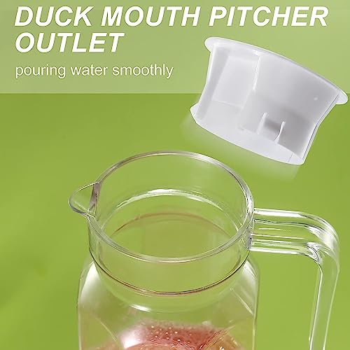 Image of Premium Water and Juice Glasses and Jug Set Combo [6 Piece Glass 350ML & 1 Piece Jug 1 Liter] Transparent Pitcher Set for Dining Table, Home & Restaurant,Party (MTS - 14)