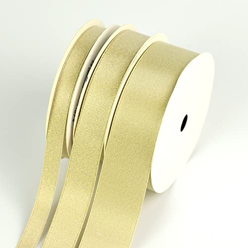 Glitter Satin Ribbon, 5 Metres Solid Colour Shimmer Ribbon for Crafting Gift Wrapping, Party Festival Decoration, Balloons - Image 2