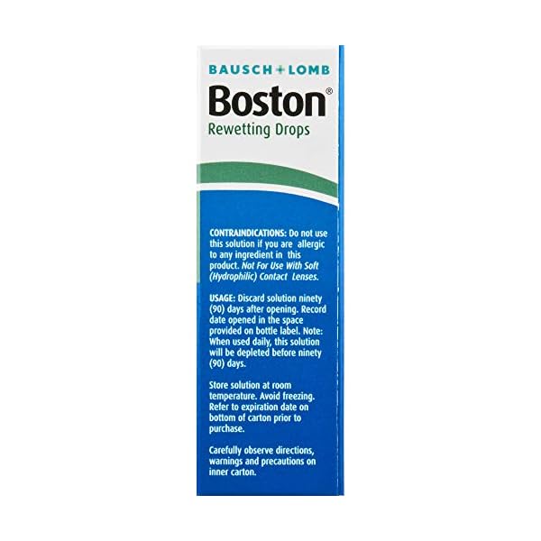 Boston Nachfülltropfen für starre gasdurchlässige Kontaktlinsen, 1/3 oz Flasche – Bild 10