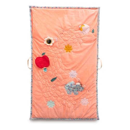 Lilliputiens – Tapis d’éveil - Sac de Couchage - Tapis 2 en 1 Stella Le Faon pour bébé – Tapis de Jeu sensoriel et Sac de Couchage Douillet – Activités...