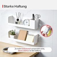 Doppelseitiges Klebeband Extra Stark, 20mm × 3m Doppelklebeband Schaumstoffband, 1600T PE - Montageklebeband, Wasserdichtes Starkes Klebeband für Innen- und, Befestigung von Gegenständen, Bildern – Ansicht 4