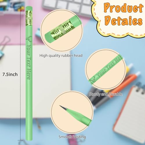 Lápices personalizables #2 triangulares con grabado 10 pcs miniatura 3