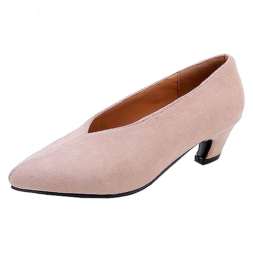 Mules pumps rétro abricot idéales pour vos journées de bureau actives