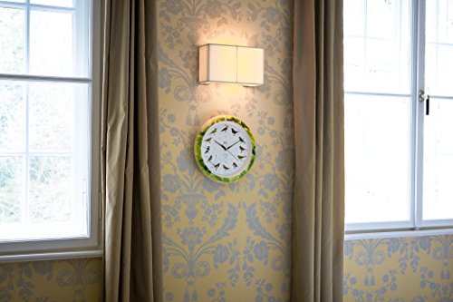 KOOKOO Songbirds Flower Planet, The Singing Bird Clock, with 12 Native Songbirds and Real Natural Bird Sounds - Image 4