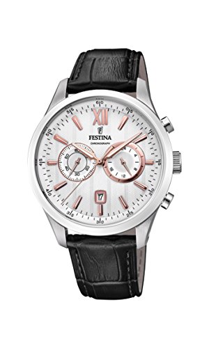 Festina F16996/1 montre-bracelet quartz homme cadran argent