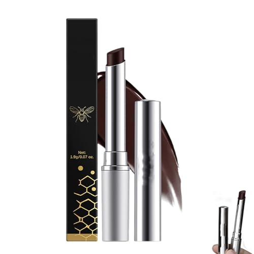 Labial Black Honey, bálsamo labial hidratante nutritivo con color ligero y transparente, para maquillaje diario y salidas nocturnas (1PC)