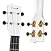 Enya Tenor Ukulele 26 Inch Carbon Fiber Cutaway Travel Ukelele for Adult with Beginner Bundle Kit Including Case, Strap, Capo and Strings（Nova U Pro White）
