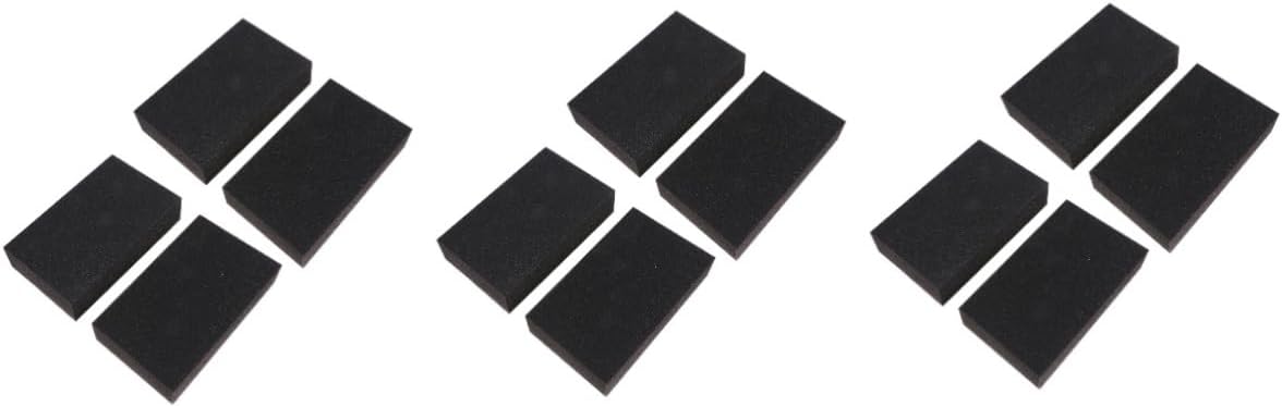 Luxshiny 12pcs Car Wash Sponge Block Absorbent Cleaning Sponge for Car Dust Remover