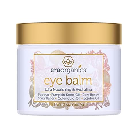Rejuvenating Eye Cream Extra Nourishing & Moisturizing USDA Organic Anti Aging Eye Treatment Balm for Dark Circles, Under Eye Bags, Puffiness & Wrinkles with Jojoba Oil, Argan Oil & More Era-Organics Cover