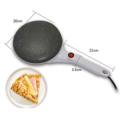 Elektrische Crêpe Maker Antihaft Pfanne, Komplett Automatisch Mini Pfannkuchenmaschine Pizzamaschine, Bratpfanne… – Bild 3