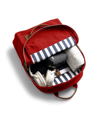 Image of DailyObjects Field Daypack Casual backpack fits upto 14 inch inch laptop with Luggage Sleeve| Unisex Travel Backpack | Made of Durable Canvas Material | Zippered Compartments with Pockets