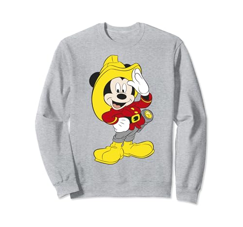 Sweat Mickey Mouse pompier Disney idéal pour l'école et les loisirs