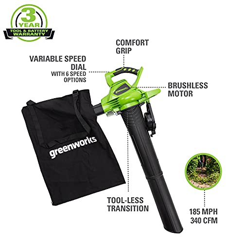 Greenworks Digipro G-Max 40V Cordless String Trimmer And Blower/Vac, 2Ah Li-Ion Battery #TOP4