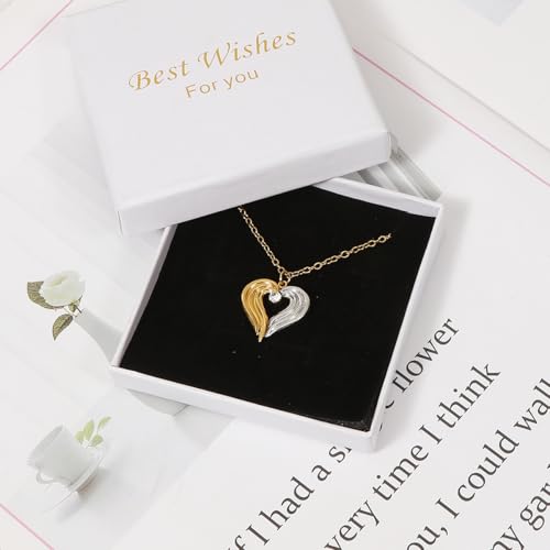 Beach Charm Necklace Heart Crystal, Starfish, Teardrop Crystal Pendant, 14K Gold Plated Chain, Palm Tree Necklace, Ocean Theme Jewelry