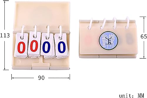 Marcador plegable de 4 dígitos para deportes miniatura 5