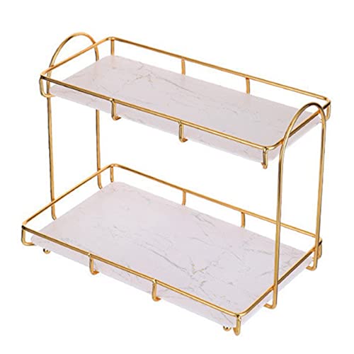 Pasotim Light Luxury Countertop Organizer Care Perfume Organizer for Cosmetics Bathroom Rack C