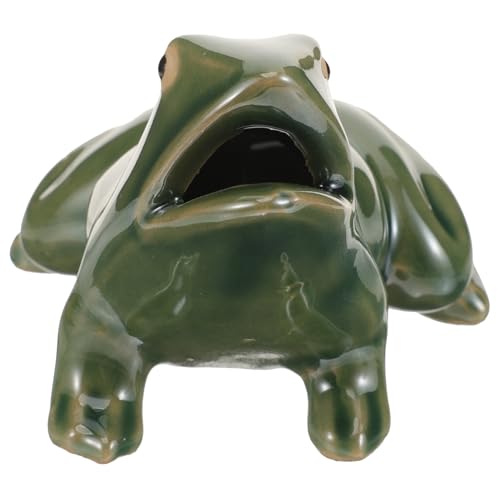 SEWOART Wasserfallfrosch Für Garten Und Innenbereich Dekorative Brunnenfigur Langlebiger Für Teich Und Hofgestaltungen Handgefertigt SEWOART Wasserfallfrosch Für Garten Und Innenbereich Dekorative Brunnenfigur Langlebiger Für Teich Und Hofgestaltungen Handgefertigt