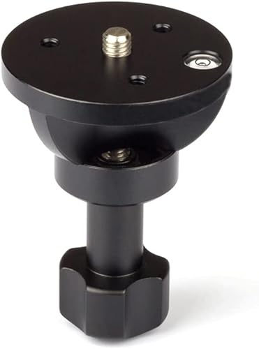 Adaptador de cuenco de 2.953 in, convertidor de media bola plana a tazón con tornillo de 3/8 pulgadas para trípode de video Manfrotto Weifeng cámara