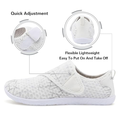 Lisdwde Women Men Water Shoes Quick Dry Breathable Aqua Sock Shoe for Summer Pool Swimming Beach Diving Walking3