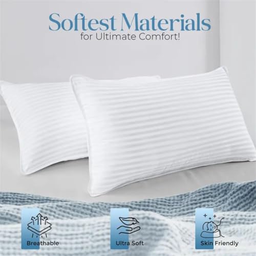 Set 2 Almohadas de poliéster Queen ergonómicas miniatura 6