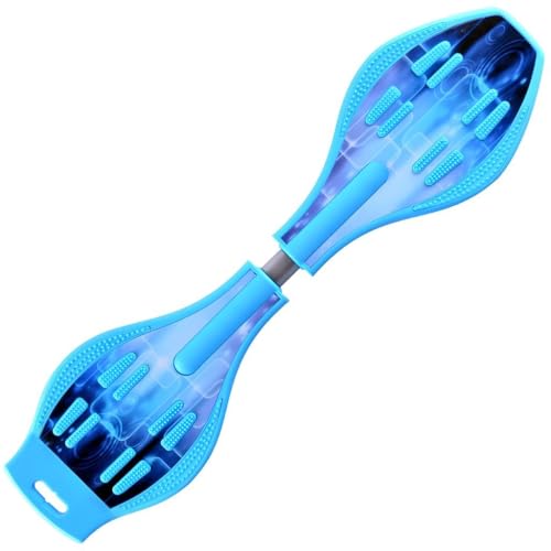 Comeon RipStik Caster Board Skateboard, Compact and Lightweight rip stick Skateboard with 360-degree Casters and Illuminating Wheels, for Kids 8+ (C)