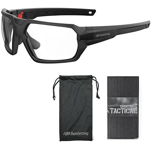 Huntersky Hts Q37 Anti Fog Tactical Shooting Glasses Men Military Eye Pro Ballistic Safety Glasses Gun Range Shooting Eye Protection Osha #TOP6