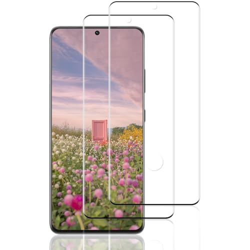 Beukei Screen Protector for Samsung Galaxy S21 Ultra (2 Pack) glass Film Anti-Shatter Scratch Resistant NO-Bubble 9H Hardness screen protector full coverage Film