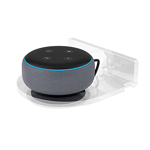 For Alexa Echo Dot 3rd Wall Mount Stand（Not include echo dot） Accessories with Integrated Cable...