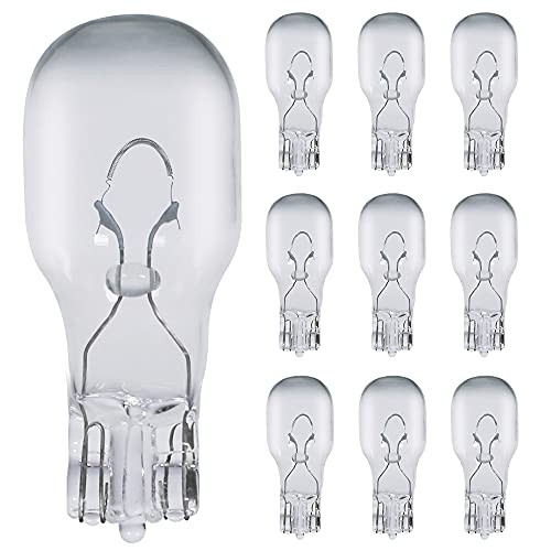 Landscape Light Bulbs 12V, Malibu Bulbs T5, Low Voltage Landscape Lights Bulbs, 11 Watt Wedge Base Landscape Bulbs, Garden Light Bulbs, Deck Light Bulbs, Yard Bulbsï¼Œ10 Pack