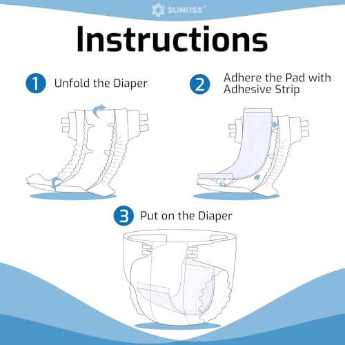 Image of SUNKISS Trustplus Booster Pads 15 inch x 4 inch, Extra Absorbency for Adult Incontinence Diapers /Underwears, Odor Control, 26 Count (Pack of 2)