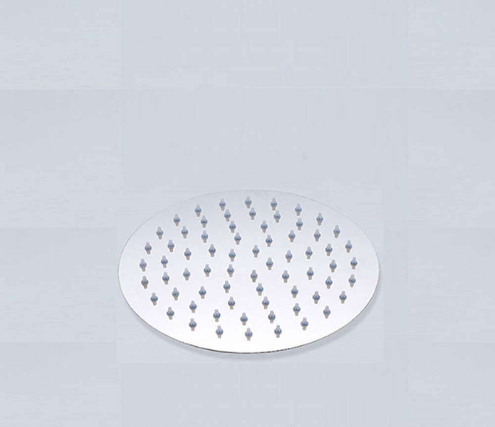 Pommeau de douche effet pluie rond 15 cm en acier inoxydable