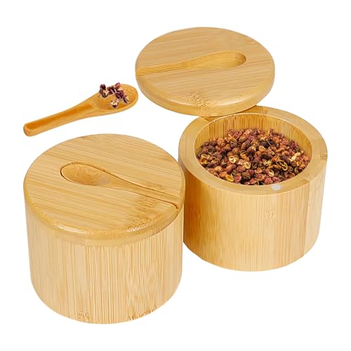 Salero,Envases para Especias | 2 Unidades Con Tapas Giratorias Magnéticas Para Azúcar Pimienta Cocina Hogar