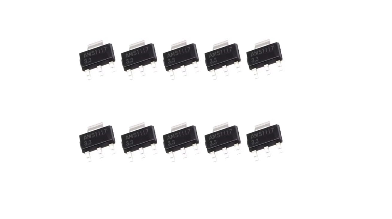 DEPOKE 10pcs AMS1117-3. 3V AMS 1117 3. 3V 1A LDO Voltage Regulator SOT-223 IC DIY LM1117 New-image-28