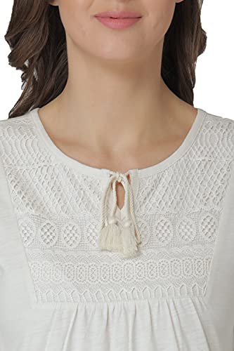 Image of Mode By Red Tape Women Off White Top