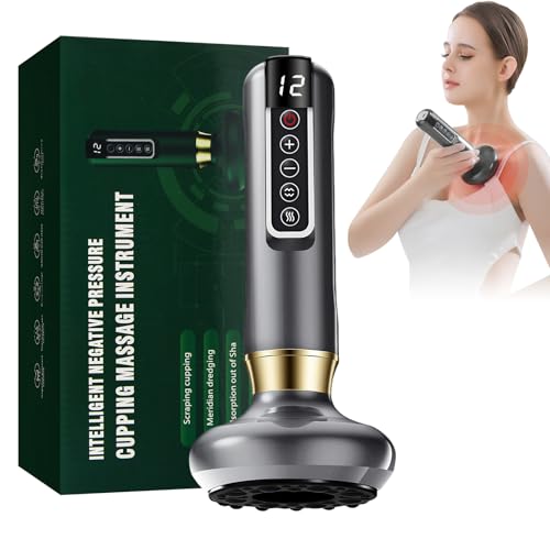 Horuili® Raschietto elettrico, raschietto massaggiatore elettrico, apparecchiatura Gua Sha per uso...