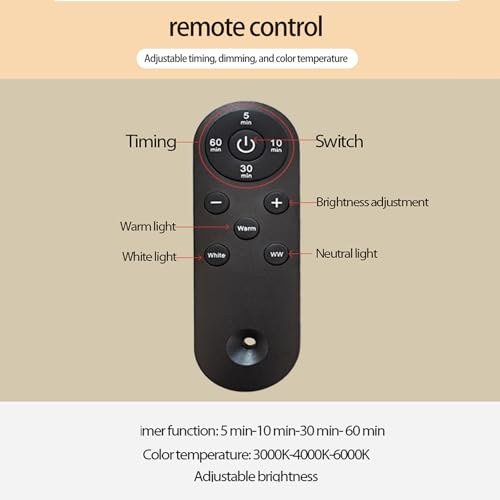 Lámparas de pared con control táctil y mando giratorio de interior negro 7