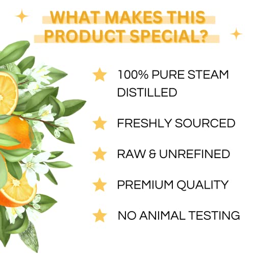 Image of Orange Essential Oil | Skin Brightening, Dark Spots, Body Massage & Aromatherapy | 100% Pure & Therapeutic Grade - 15ml
